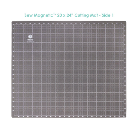 Sew Magnetic Self-Healing Cutting Mat - Double-Sided Magnetic Cutting Mat, 20" X 24", Right-Handed, Left-Handed (1 Unit)
