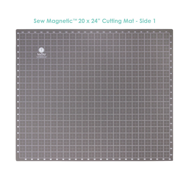 Sew Magnetic Self-Healing Cutting Mat - Double-Sided Magnetic Cutting Mat, 20" X 24", Right-Handed, Left-Handed (1 Unit)