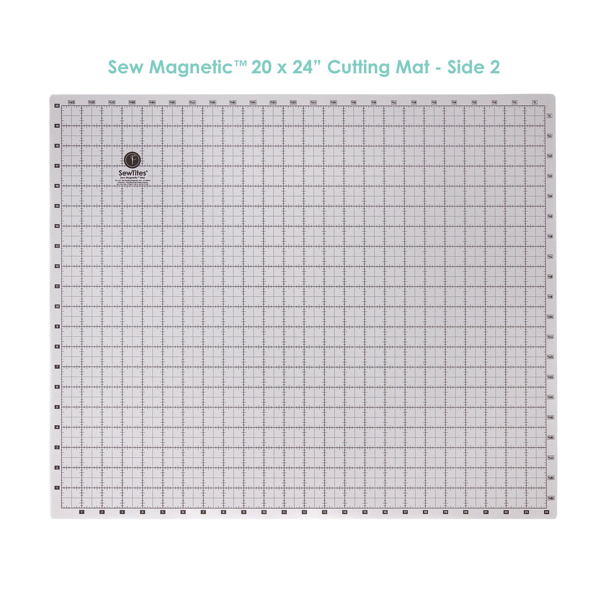 Sew Magnetic Self-Healing Cutting Mat - Double-Sided Magnetic Cutting Mat, 20" X 24", Right-Handed, Left-Handed (1 Unit)