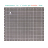 Sew Magnetic Self-Healing Cutting Mat - Double-Sided Magnetic Cutting Mat, 20" X 24", Right-Handed, Left-Handed (1 Unit)