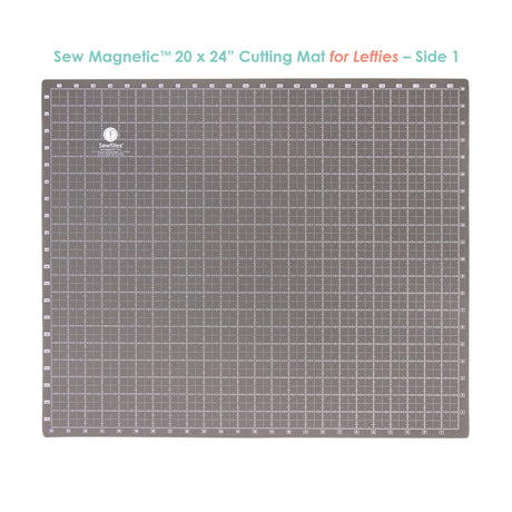 Sew Magnetic Self-Healing Cutting Mat - Double-Sided Magnetic Cutting Mat, 20" X 24", Right-Handed, Left-Handed (1 Unit)