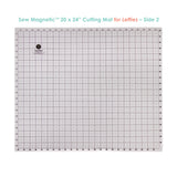 Sew Magnetic Self-Healing Cutting Mat - Double-Sided Magnetic Cutting Mat, 20" X 24", Right-Handed, Left-Handed (1 Unit)