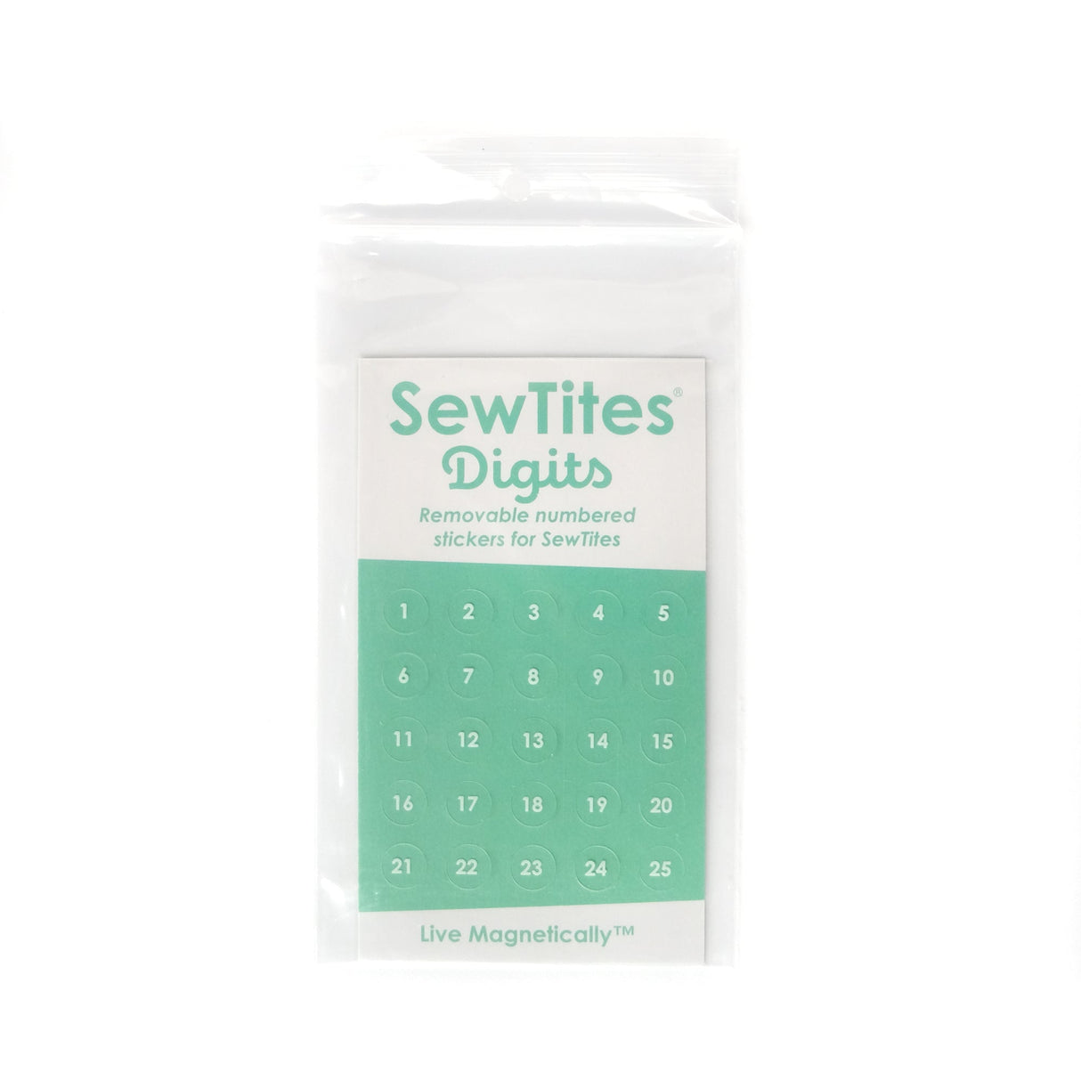 SewTites Digits Art & Crafting Tool Accessories - Removable Numbered Stickers, 50 Count (1 Pack)