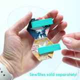 SewTites Flat Back Stitching English Paper Piecing Palette Acrylic Fabric - English Paper Piecing, 3 Palettes, 4" X 6", 4.5" X 6.5", 5" X 7.25" (1 Set)