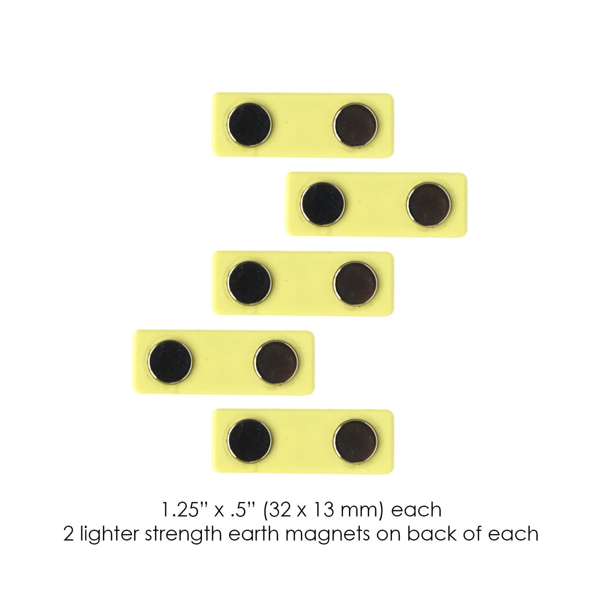 SewTites Lite Bar Magnetic Sewing Pins - Low Strength Magnets, 1.25" X .5" (5 Pack)