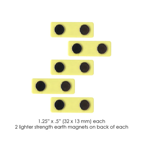 SewTites Lite Bar Magnetic Sewing Pins - Low Strength Magnets, 1.25" X .5" (5 Pack)