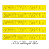 SewTites Magnum Magnetic Sewing Pins - Magnetic Sewing Pins, 3.98" X .59" Each (5-Pack)
