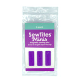 SewTites Minis Magnetic Sewing Pins Fabric - Small EPP Projects, Wool Applique, 1.25" X .5" (5 Pack)