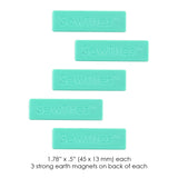 SewTites Originals Magnetic Sewing Pins Fabric - Magnetic Sewing Pins, 1.78" X .5" (5 Pack)
