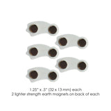 SewTites Star Lite Magnetic Sewing Pins Fabric - Icy Blue-Grey, Star Shape, 1.15" X .5" (5 Pack)