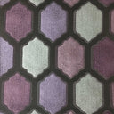 Cut Velvet Upholstery Fabric Honeycomb Pattern Mallorca