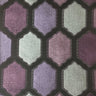 Cut Velvet Upholstery Fabric Honeycomb Pattern Mallorca