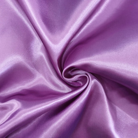 Solid Satin 58" Wide | 1Meter | 2Meters | 5Meters | Silky Charmeuse Scarf Craft DIY Fabric Purple