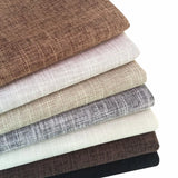 100cm*148cm Solid Color Thick Coarse Linen Sofa Fabric Cotton and Linen Curtain Tablecloth DIY Polyester Linen Fabric 400-500g/m