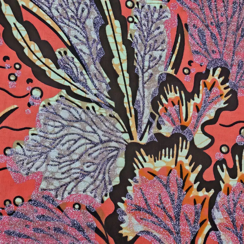 African cotton wax prints fabric, grand super Hollandais wax fabric, golden wax glitter, 6 yards per piece