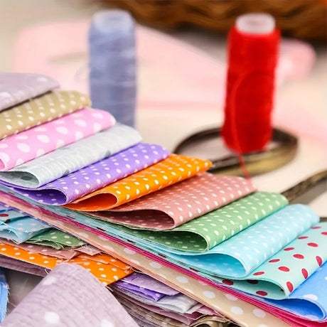 40Pcs DIY Cotton Handmade Craft Fabric Various Patterns Sewing Textiles Doll Clothes Splicing Cloth Family Work Artcraft Fabric