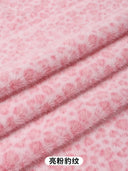 0.5/1/2 Yards Faux Fur Dot Printed Fabric for Plush Toys Cotton Dolls Warm Hats Decorative Cloth Handmade Sewing Fabrics