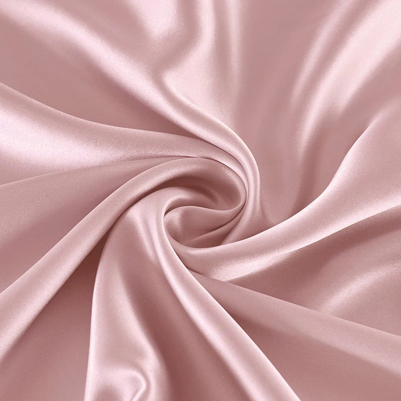 100% Mulberry Stain Silk Fabric 22 Momme Width 114cm Plain Dyed Silk Super Smooth For Wedding DIY Dress Clothing Bedding
