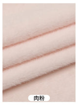 50x50cm 5mm Soft Breathable Elastic Faux Fur Fabric for Sewing Plush Toy Doll Scarf Hat Decorative Cloth Handmade DIY Fabrics