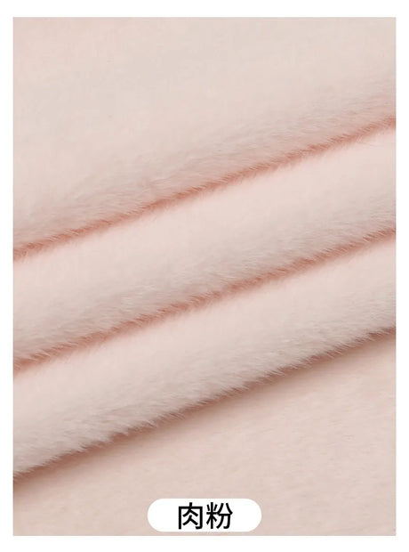 50x50cm 5mm Soft Breathable Elastic Faux Fur Fabric for Sewing Plush Toy Doll Scarf Hat Decorative Cloth Handmade DIY Fabrics