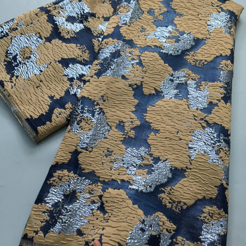 Brocade Lace Fabric African High Quality Jacquard Nigerian Lace Fabrics Luxury Party Dresses for Women Sewing 2025,2.5Yards 4188