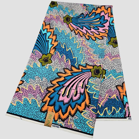2025 new pattern cotton wax printed fabric, shining satin royal with golden Dutch wax, DIY making clothing, bags and decorations