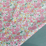Betsy Floral 60S Tissun liberty Cotton Fabric For Kids Baby Sewing Cloth Dresses Skirt DIY Handmade Designer Patchwork Meter