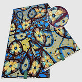 High quality grand super holland wax fabric with glitter, 100% cotton glitter wax loincloth, new pattern fabric in winter