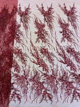 Luxury Pink 2023 High Quality French Tulle Net Sequins Lace Fabric African Lace Fabric 5 Yards For Nigeria Wedding Party Dress