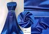 Plain Satin 58" Wide | 1Meter | 2Meters | 5Meters | Soft Charmeuse Fabric Scarf Craft DIY Material Blue