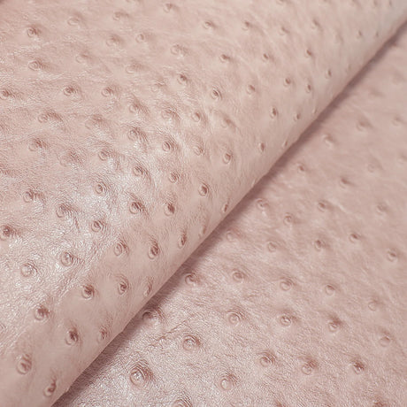 Ostrich Patterned Faux Leather Vinyl Fabric Embossed PVC Raised Particles for DIY Keychain Bags Earrings Sewing Supplies 30x68cm