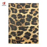 Leopard PU Leatherette Sewing Fabric Faux Leather DIY Craft Brooch Bow Handmade Earring Making Doll DIY Decor
