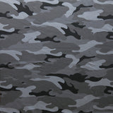 Stretch Woven Shades of Grey Camo Boardshort Fabric