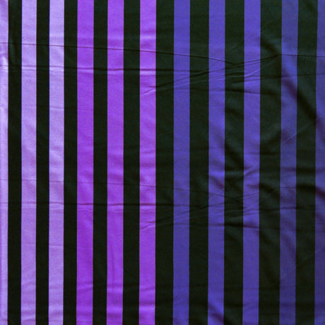 Swim Knit Poly Spandex Shades of Purple Stripe