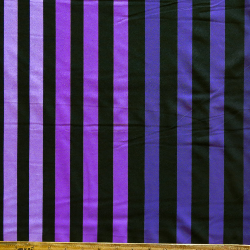 Swim Knit Poly Spandex Shades of Purple Stripe