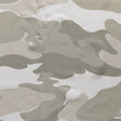 Stretch Woven Shades of Taupe Camo Boardshort Fabric