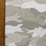Stretch Woven Shades of Taupe Camo Boardshort Fabric