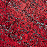 Shakira Shattered Glass Foiled Spandex Fabric - Holographic Shattered Glass, 54/56" Width, 4-Way Stretch (1 Yard)