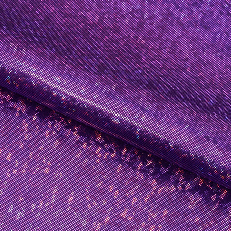 Foiled Spandex Shattered Glass Fabric
