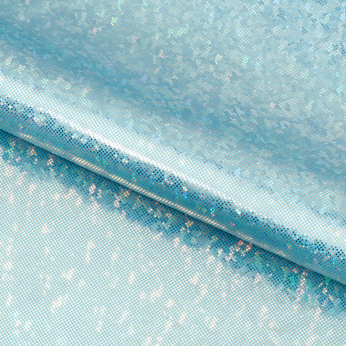 Foiled Spandex Shattered Glass Fabric