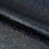 Shattered Glass Foiled Spandex Nylon Spandex Fabric - 4-Way Stretch, Holographic Shattered Glass Foil, 54" Width, 208 GSM (1 Yard)