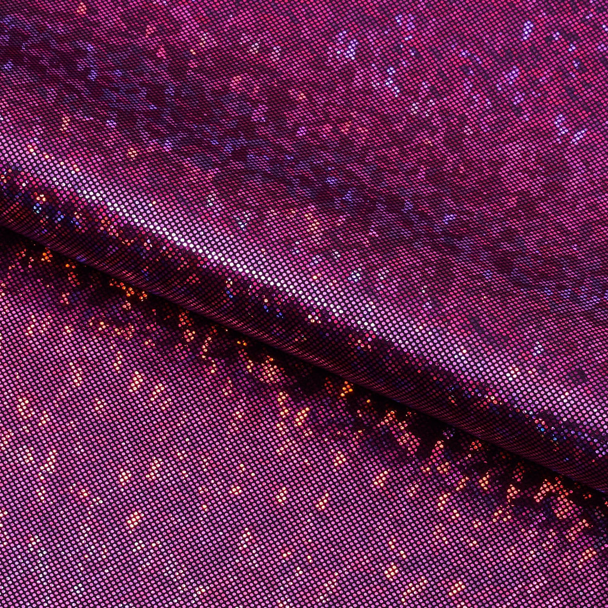 Foiled Spandex Shattered Glass Fabric