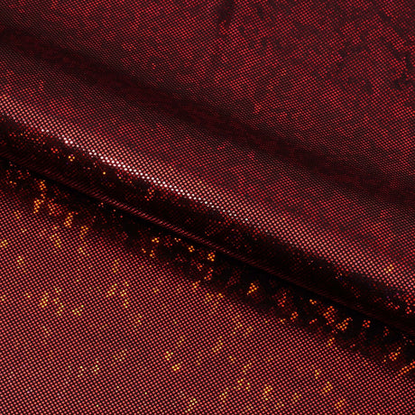 Foiled Spandex Shattered Glass Fabric