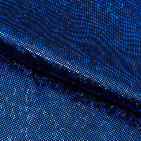 Shattered Glass Foiled Spandex Fabric - Holographic Shattered Glass Foil, 54" Width (1 Yard)