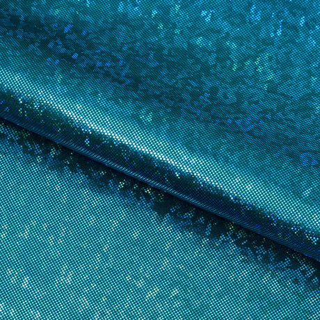 Foiled Spandex Shattered Glass Fabric