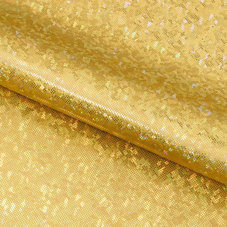 Foiled Spandex Shattered Glass Fabric