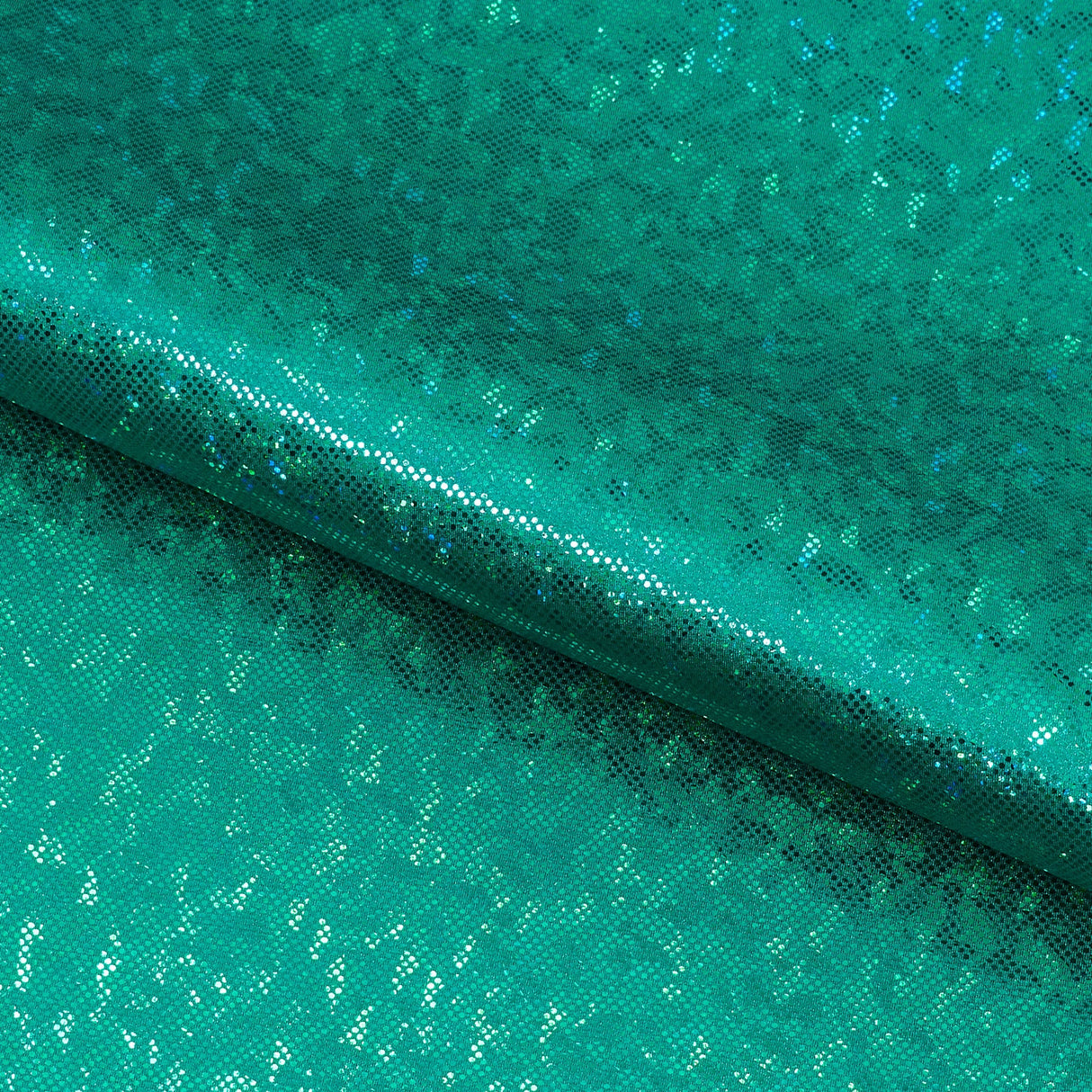 Shattered Glass Foiled Spandex Fabric - Holographic Shattered Glass Foil, 54" Width (1 Yard)