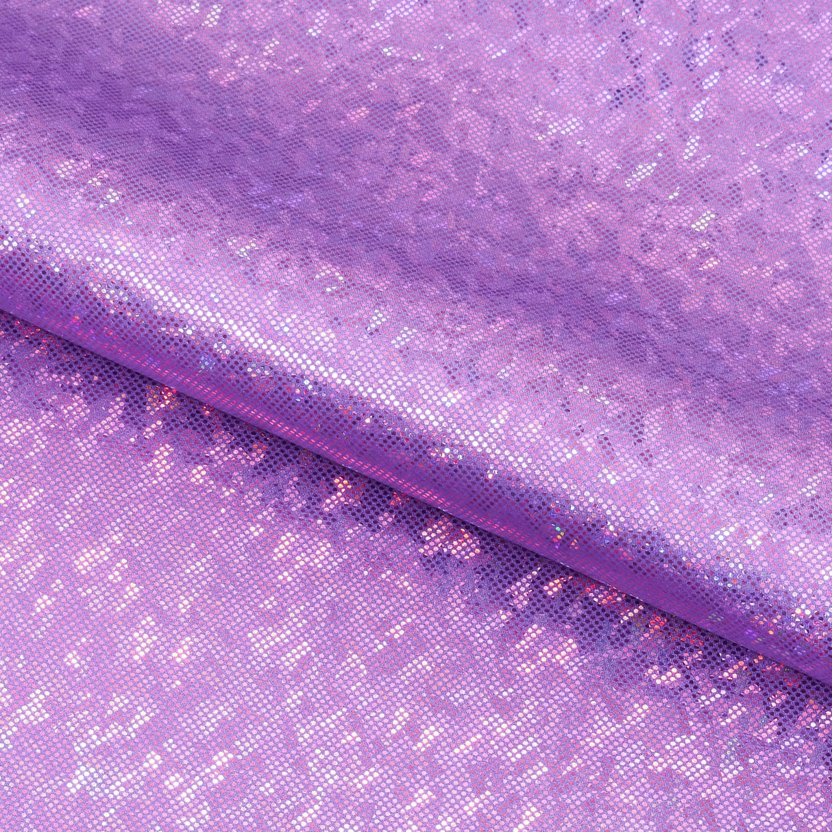 Foiled Spandex Shattered Glass Fabric