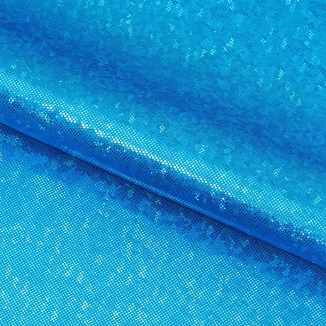 Shattered Glass Foiled Spandex Nylon Spandex Fabric - 4-Way Stretch, Holographic Shattered Glass Foil, 54" Width, 208 GSM (1 Yard)