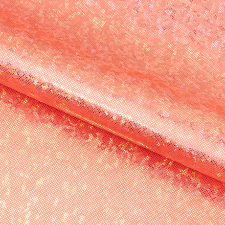 Foiled Spandex Shattered Glass Fabric